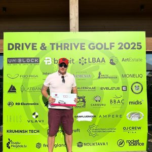Uzbekistānas–Latvijas Tirdzniecības palāta piedalījās un bija viena no Drive & Thrive Golf 2025 pasākuma atbalstītājām