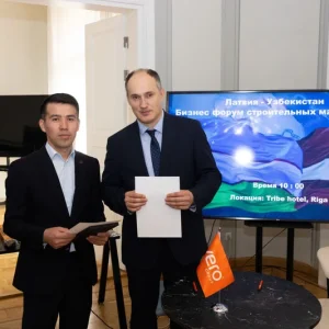 Uzbekistan’s Construction Materials Industry Association Joins the Uzbekistan–Latvia Chamber of Commerce